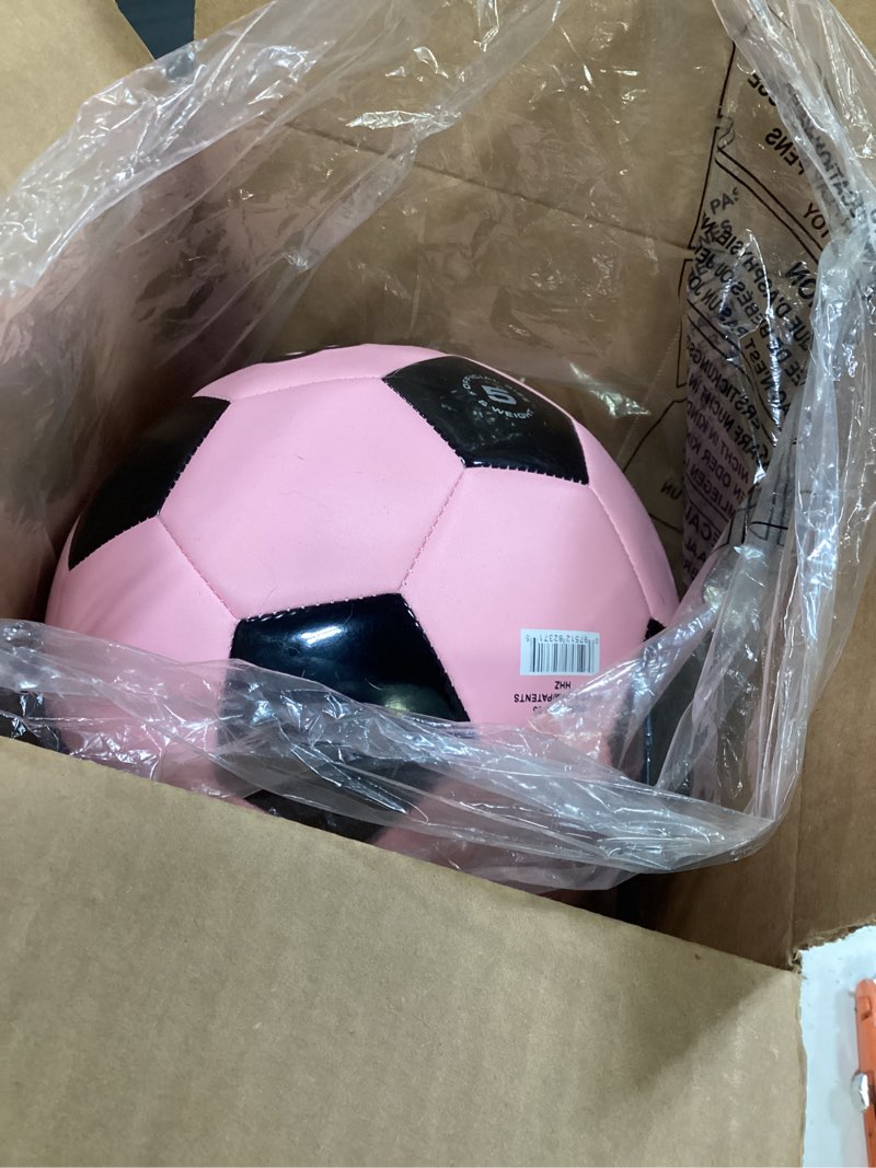 Condition photo showing Good Condition for wilson traditional soccer balls pink/black size 4