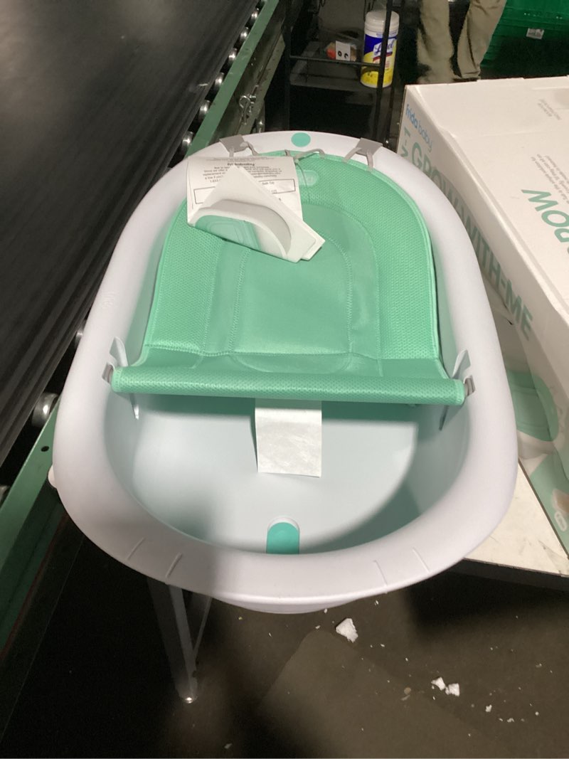Condition photo showing Good Condition for Frida Baby 4-in-1 Grow-with-Me Baby Bathtub, Baby Tub for Newborns to Toddler with Removable Bath Seat & Backrest for Bath Support in Tub