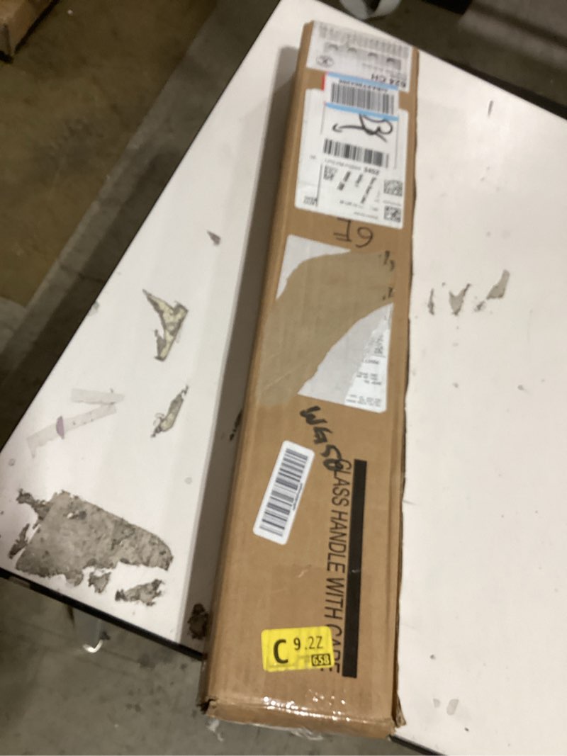 Condition photo showing New/Like New for design house 500892 4-light vanity strip light contemporary dimmable for bathroom, bedroom, makeup vanity, polished chrome polished chrome 4 lights