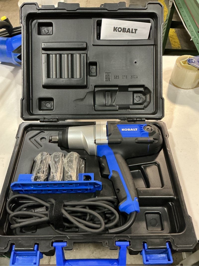 Condition photo showing Good Condition for kobalt 8-amp 1/2-in drive corded impact wrench