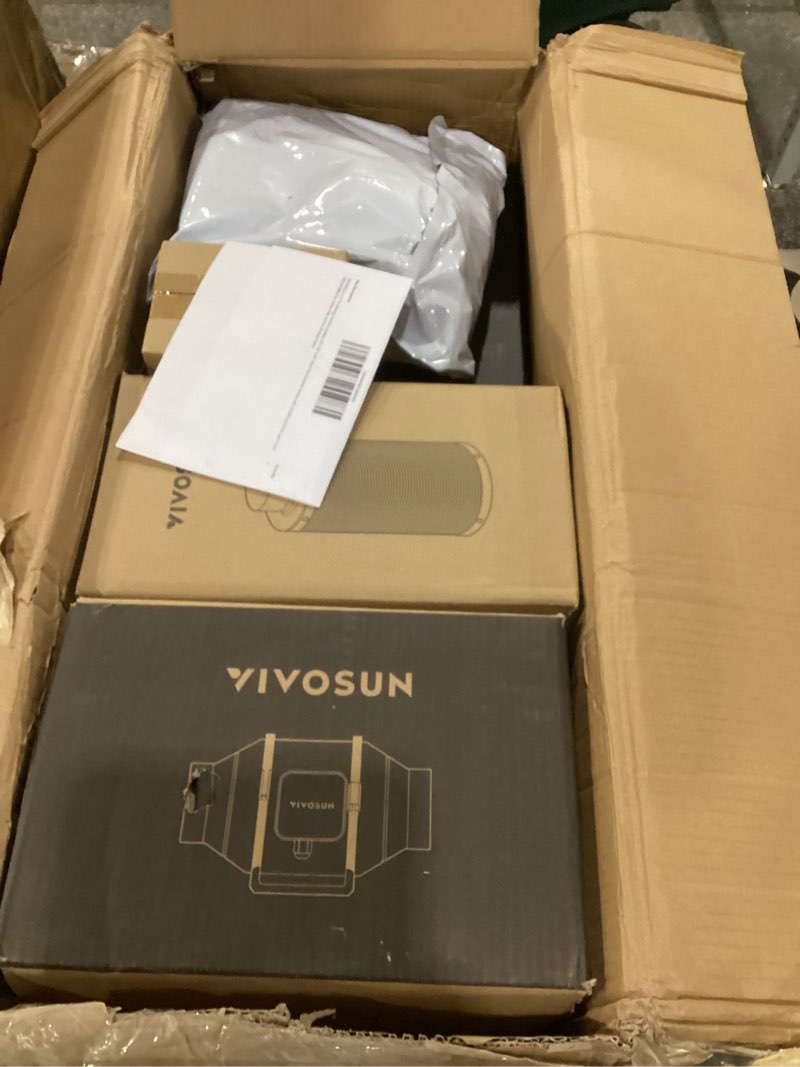 Condition photo showing New/Like New for VIVOSUN Grow Tent Kit, 2.7 × 2.7ft Complete Grow System, WiFi-Controlled Grow System with Full Spectrum LED Grow Light, Automatic Ventilation, GrowHub Outlet A22 with Temperature and Humidity Sensor 32"x32"x63"