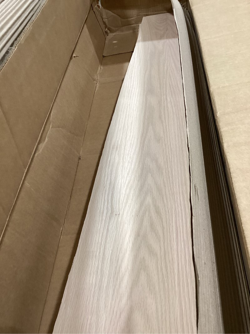 red oak solid wood stair