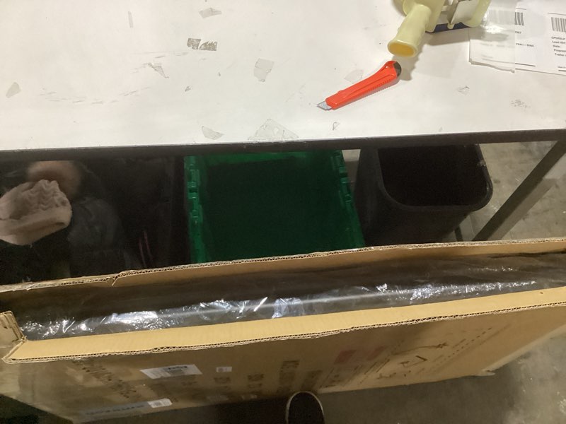 Condition photo showing New/Like New for Stand White Board Magnetic 40 x 28 inches Dry Erase Board Double Sided Height Adjustable Flip Chart Easel with Flipchart Hooks for Teaching Presentation Meeting, Black