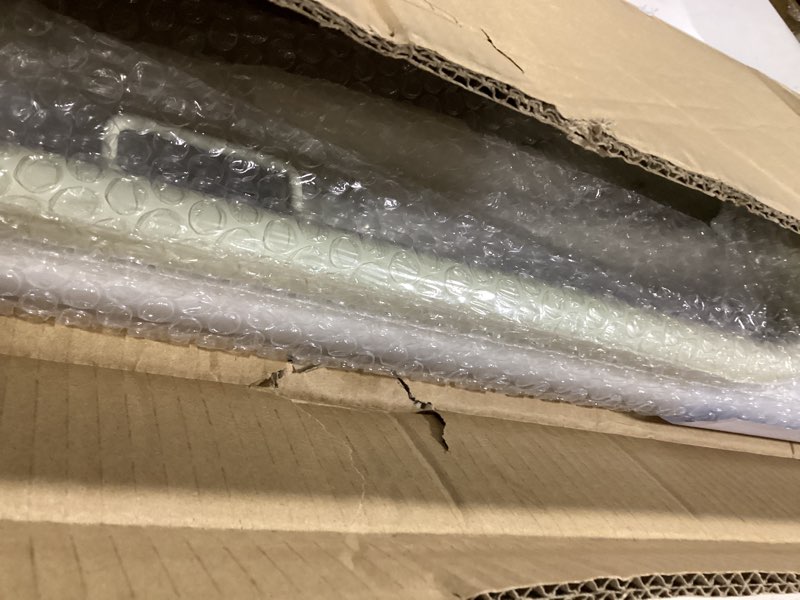 Condition photo showing New/Like New for Bed Rails for Elderly Adults Safety, Folding Bed Assist Rails for Seniors, Bed Handle Bedside Assist Guard Rails for Adults, Fall Prevention Safety with Collapsible Bedrails, 37x20 36.6"x19.6" White