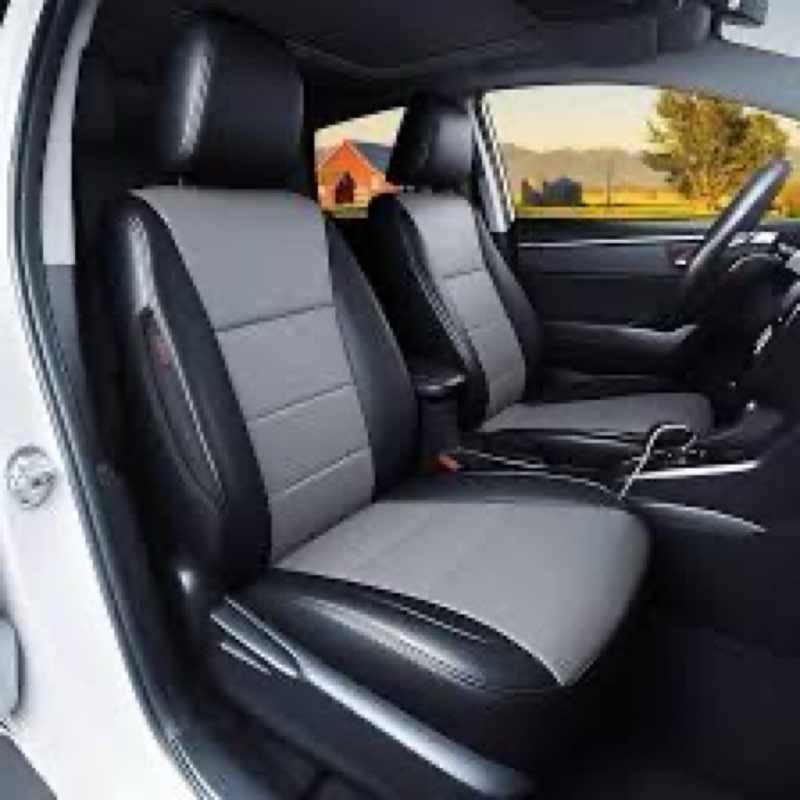 HKZ Custom Fit RAV4 Hybrid Car Seat Covers Set for 2019 2020 2021 2022 2023 2024 2025 Toyota RAV4 Hy