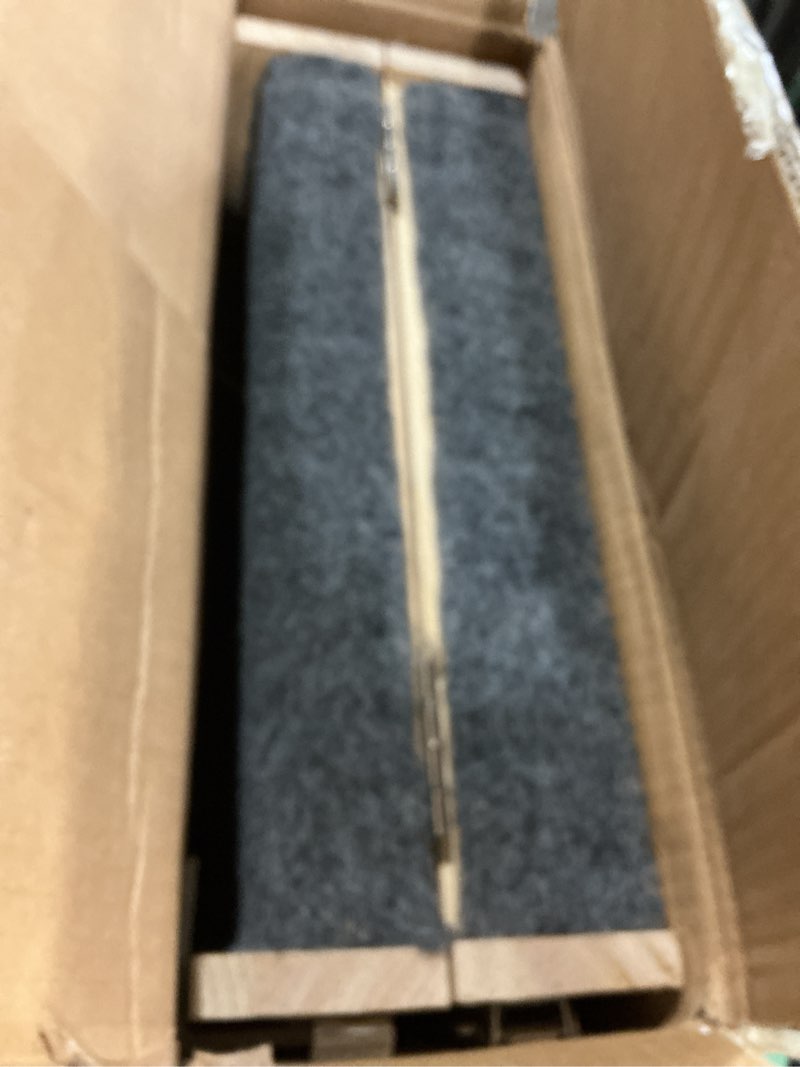 Condition photo showing New/Like New for Clikuutory 2025 Upgraded Dog Ramp for Couch, 43.3" Foldable Small Dog Ramp for Bed, 4 Adjustable Height from 13" to 24", Portable Stable Pet Steps with Anti-Slip Carpet for Low Bed Couch Stairs, Wood 43.31"L x 15.35"W x 24.02"H