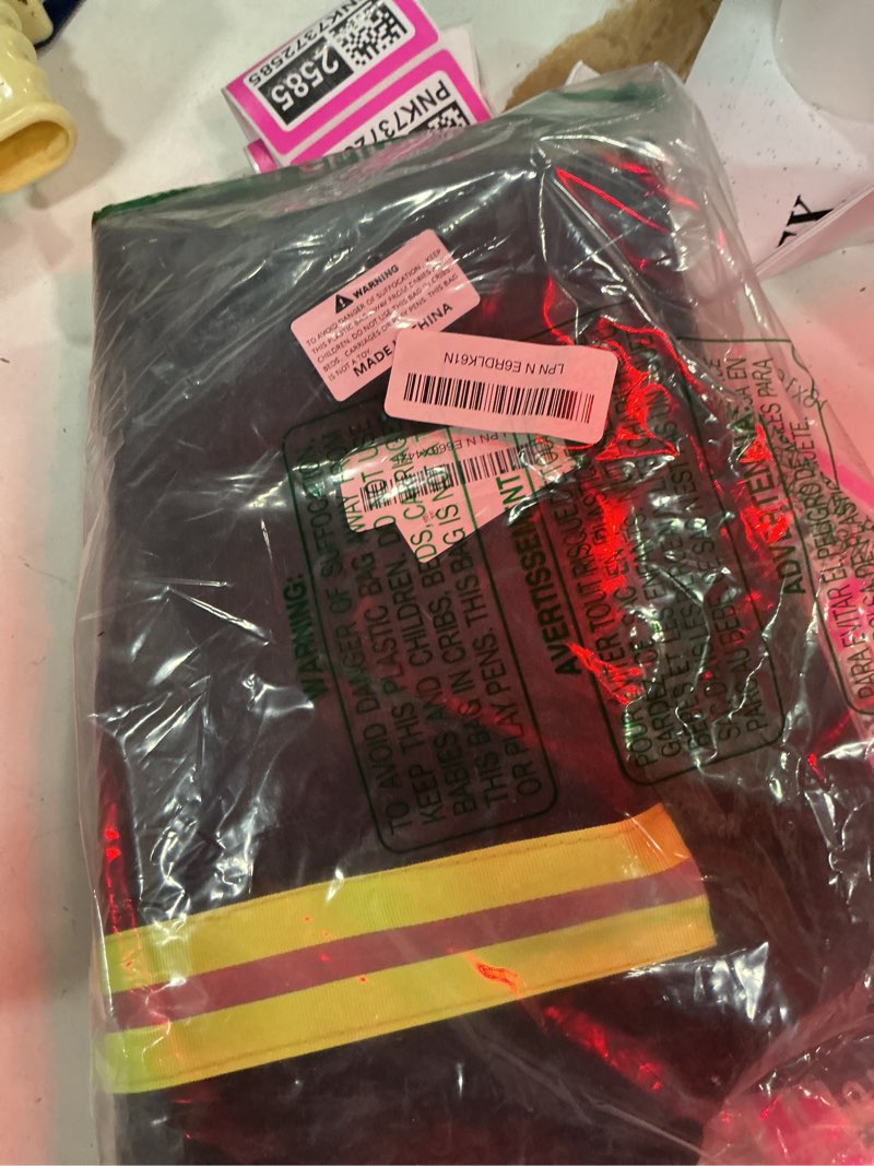 Condition photo showing New/Like New for fireproof document bags, fireproof document box for cash, photo albums, valuables, extra large fireproof bag waterproof document storage with reflective strip, 15x12x12in, black black 15"wx12"dx12"h