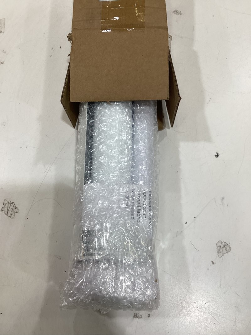 Condition photo showing Good Condition for seeye cordless zebra blinds for window, french door blinds free-stop roller window shades with valance 19" w x 90" h, light filtering window treatment sheer blinds & shades easy to install, white white - light filtering 19"w x 90"h