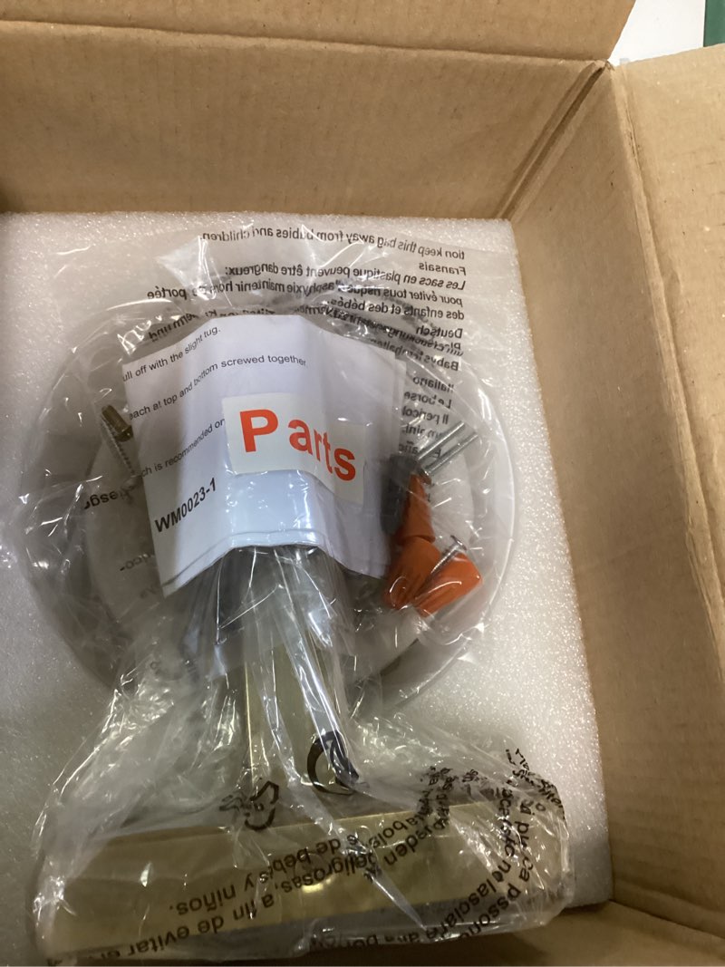 Condition photo showing New/Like New for Aged Brass Wall Sconce Light, American Sconces Wall Lighting, Traditional 1 Light Bathroom Vanity Lighting with Opal Glass Shade, Wall Light for Bedroom Bathroom Living Room Entryway Hallway Aged Brass 1-Light