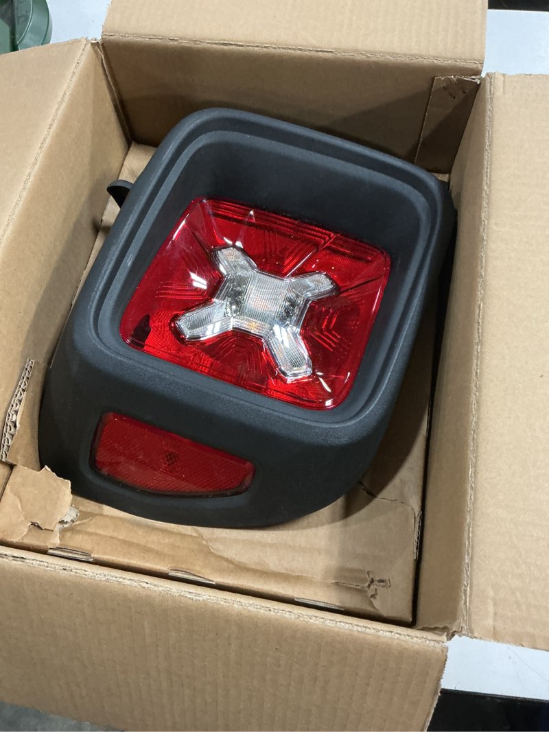 Condition photo showing New/Like New for tail light assembly designed for a jeep renegade (model years 2015-2022
