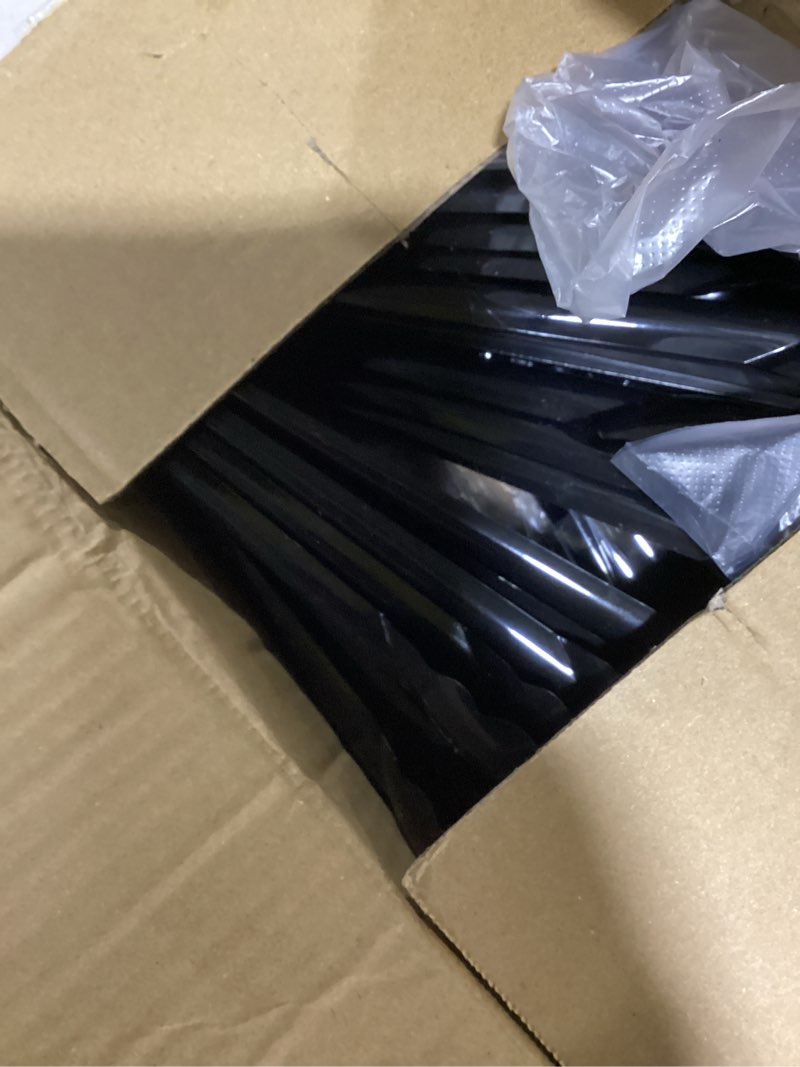 Condition photo showing Good Condition for 24 pcs disposable black plastic serving utensils,8 set including 9.72" plastic serving spoons, forks and 8.46" tongs, for dinner parties, buffets,banquets, events, weddings, and daily use black 24 pcs