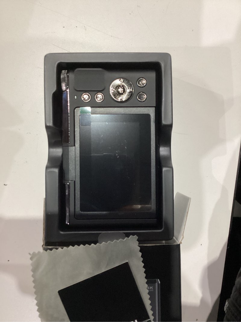 Condition photo showing Good Condition for Digital Camera 4K for Photography and Video, 56MP Autofocus Vlogging Camera for YouTube, 3" 180° Flip Screen & 16X Digital Zoom, Compact Travel Cameras with 32GB SD Card for Beginners & Adults