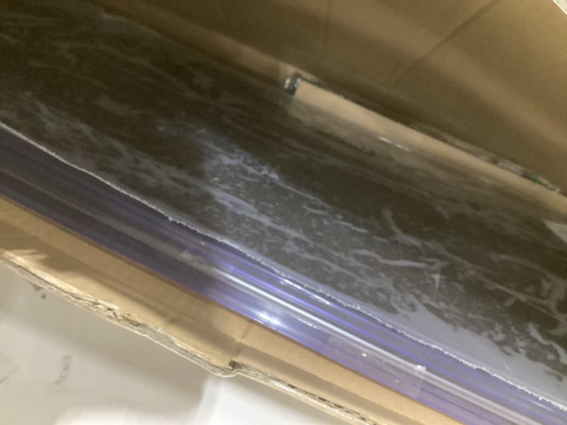 Condition photo showing New/Like New for ECOTRIC Tinted Windshield Compatible with 2000.5 to Current Club Car DS Golf Cart Smoke Style Windshield Approximate Dimensions 40"W X 36.5"H Fold Down Tinted Fit for 2000.5-Up Club Car DS