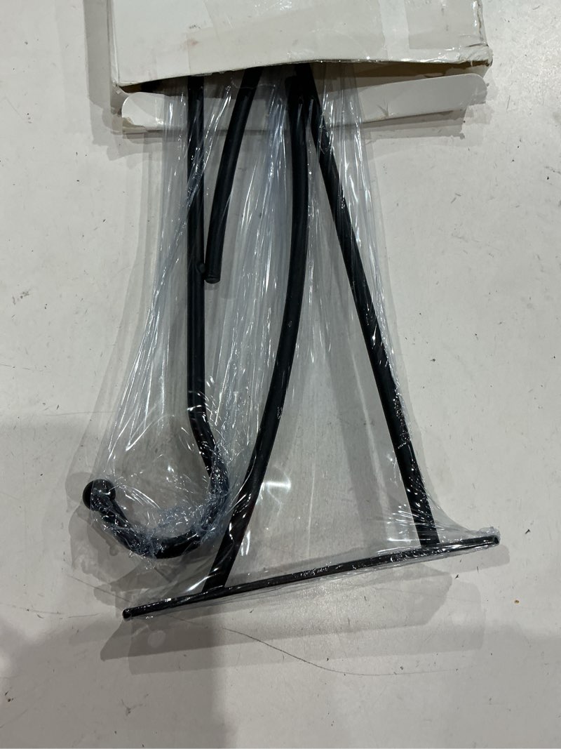 Condition photo showing Good Condition for 11 inch 2 pack heavy duty plant hangers outdoor, metal plant brackets for hanging baskets, plant wall hooks for bird feeders, wind chimes & lanterns, premium metal hooks matte black, 30lbs capacity 11 in, 2 pk