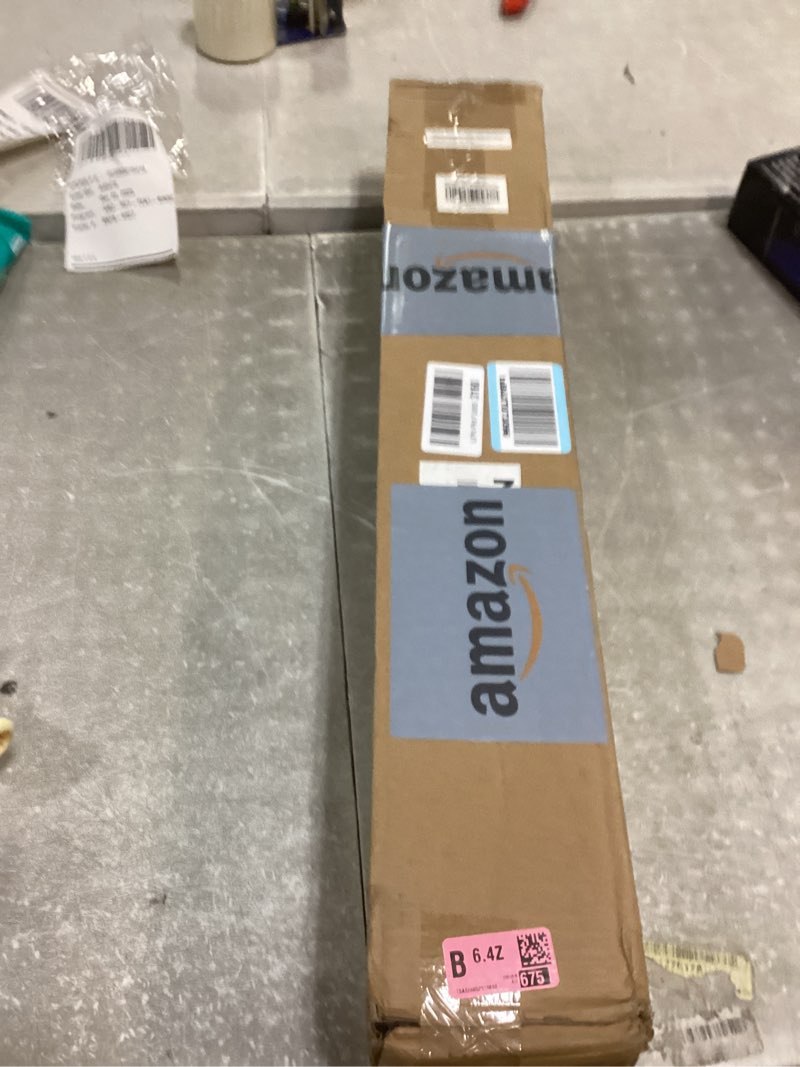 Condition photo showing As Is for LazBlinds No Tools No Drill Cordless Bamboo Roman Shades, Privacy Window Treatment, Roll Up Bamboo Blinds for Windows 29'' W x 64'' H, Natural Privacy-natural 29" W x 64" H