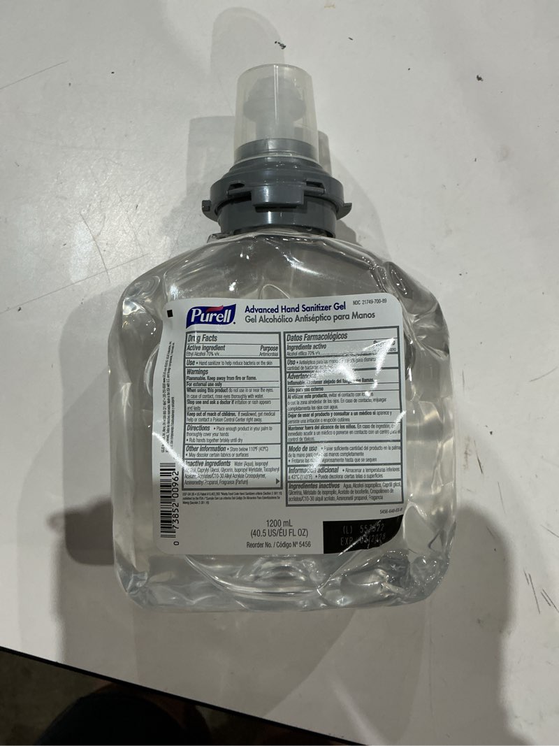 Condition photo showing Good Condition for purell advanced ethyl alcohol fruity smell hand sanitizer 1 200 ml refill bottle 1 ct
