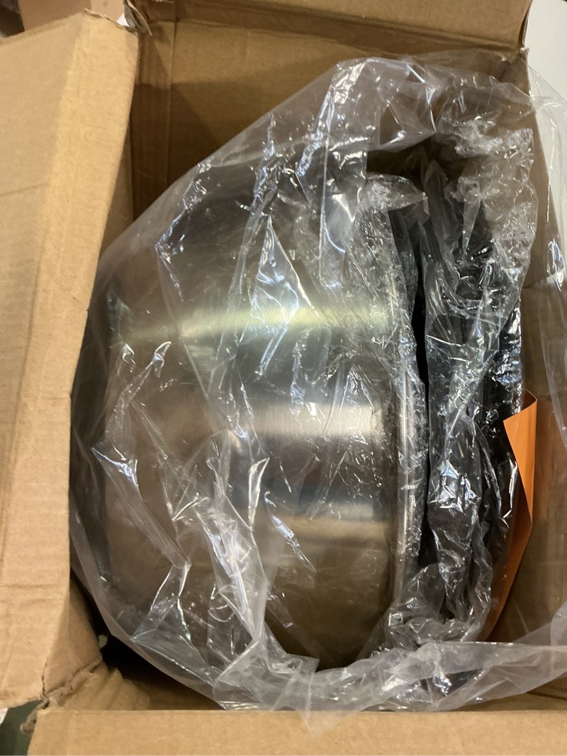 Condition photo showing Good Condition for Priority Chef Premium Mixing Bowls With Lids Set, Airtight Lids, Thicker Stainless Steel, Non-Slip Base, 5 Nesting Steel Bowls for Kitchen, Large Prep Metal Bowl Set 1.5/2/3/4/5 Qt, Black