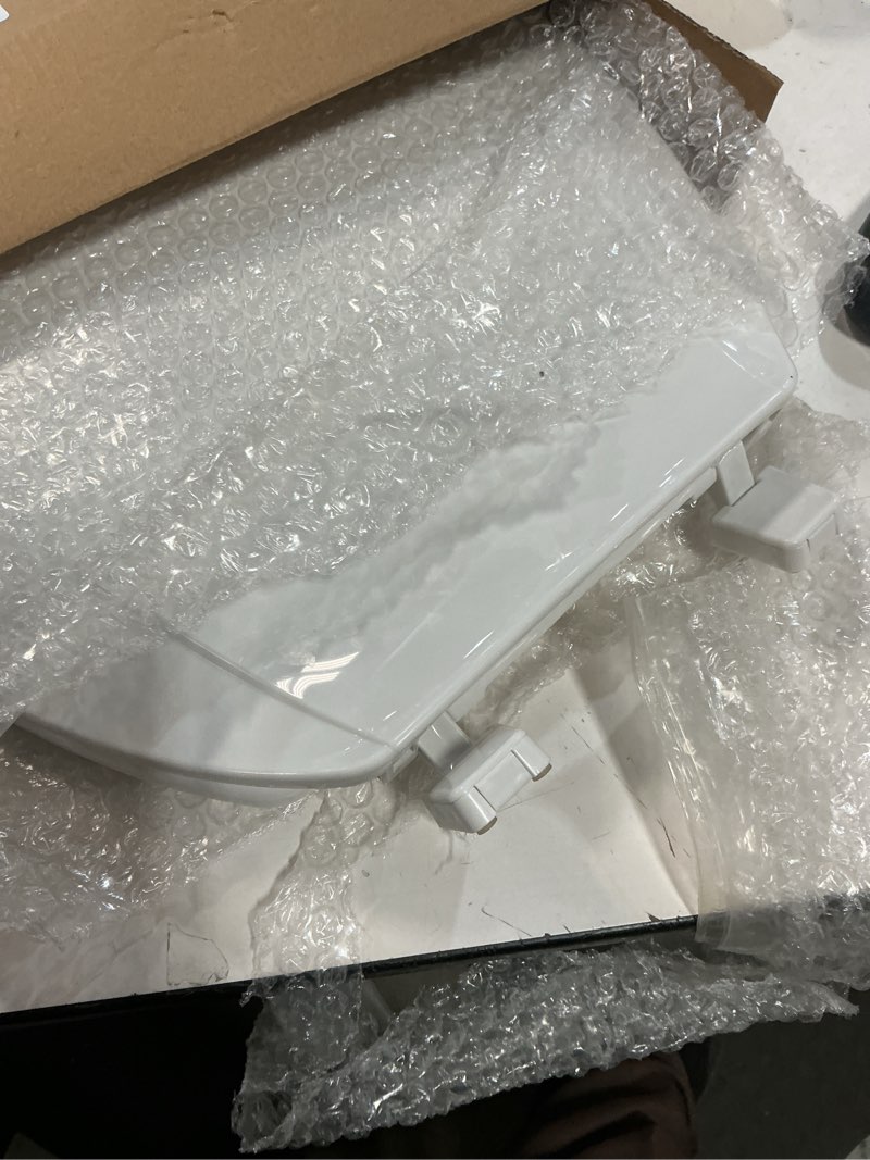 Condition photo showing As Is for Garvee Toilet Seat Elongated,Toilet Seat with Quick-Release And Quick-Attach, Plastic Toilet Seat with Soft Close, Easy Install and Clean - Fits Most Elongated Toilets Almond