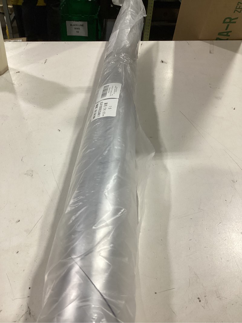 Condition photo showing New/Like New for etechmart clear round table cover protector 53'', waterproof transparent thick vinyl table protector, non-slip heat resistant clear plastic table cover protector for coffee table hard floor 1.5mm clear dia. 53 inches (round)