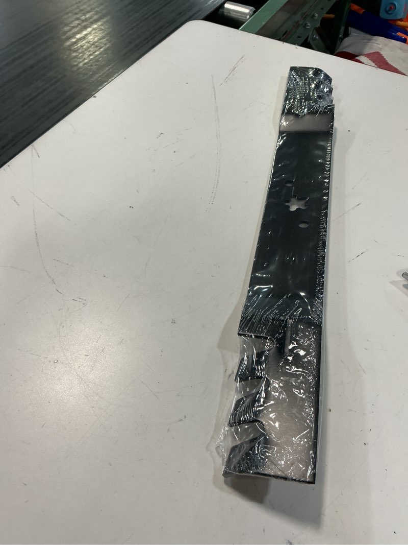Condition photo showing New/Like New for 580244002 mulching blade fit for hu sqvarna 22" deck hu700h, 580244001 mower blade fit for craftsma hu 22" walk behind hu700f, hu700awd, hu725f, hu775h, hu800awd, 1 pack 21-15/16" (1 pack)