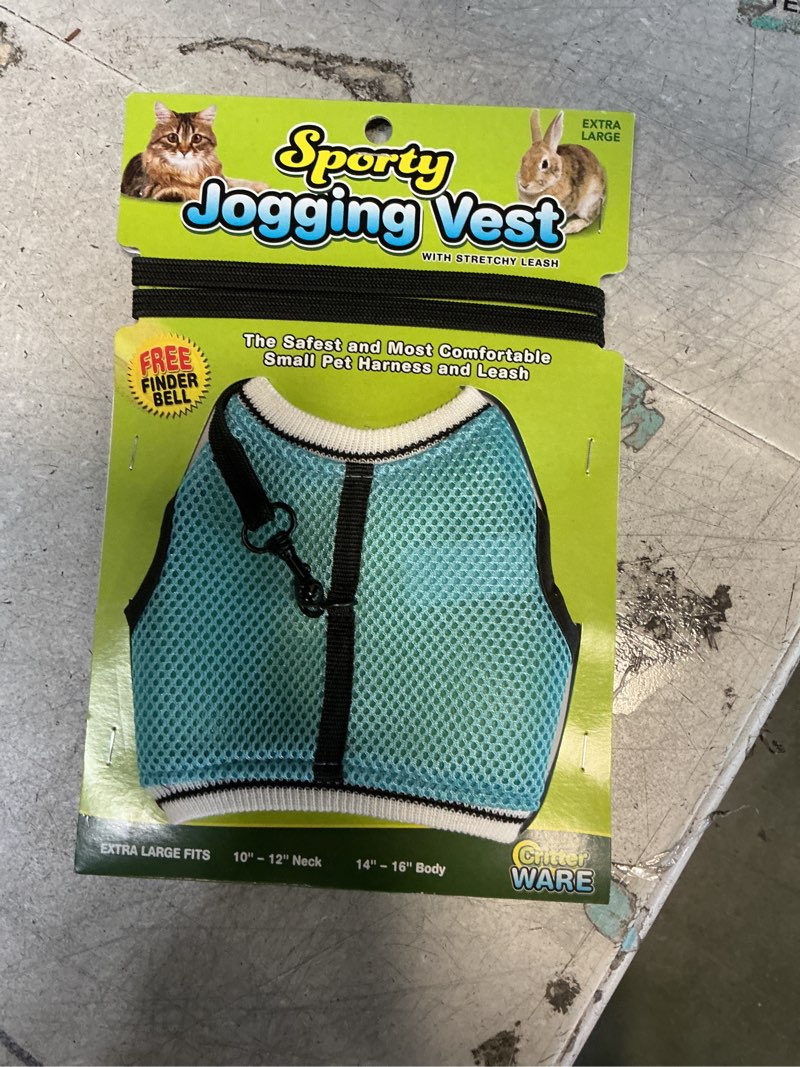 Condition photo showing Good Condition for Ware Manufacturing Nylon Walk-N-Vest Pet Harness and Leash for Small Pets, Extra Large - Colors May Vary
