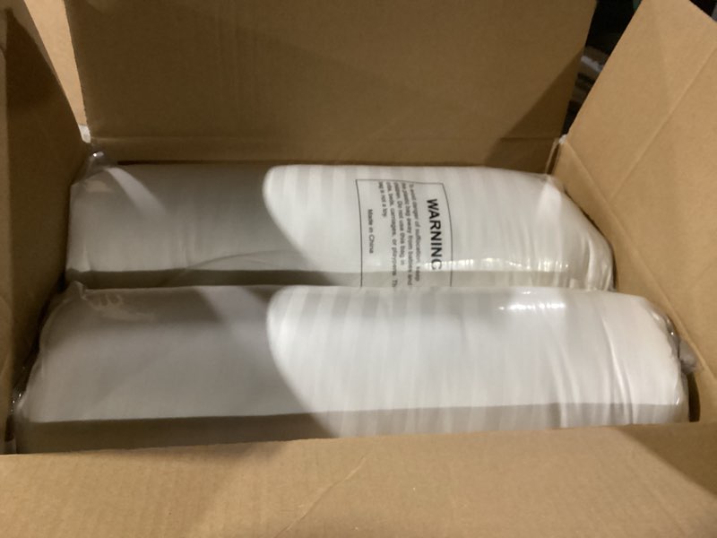 Condition photo showing New/Like New for Beckham Hotel Collection Bed Pillows Standard/Queen Size Set of 2 - Original Soft Down Alternative Pillow for Sleeping - Soft Support for Back, Stomach or Side Sleepers Queen / Standard White