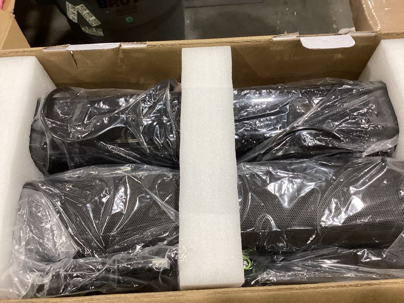 Condition photo showing Good Condition for Karaoke Soundbar with Subwoofer for TV: Sound Bar with 2 Wireless Microphones - Home Theater Surround Sound System - Bluetooth Speaker with Remote Supports HDMI ARC/Optical/AUX/USB for TV/PC