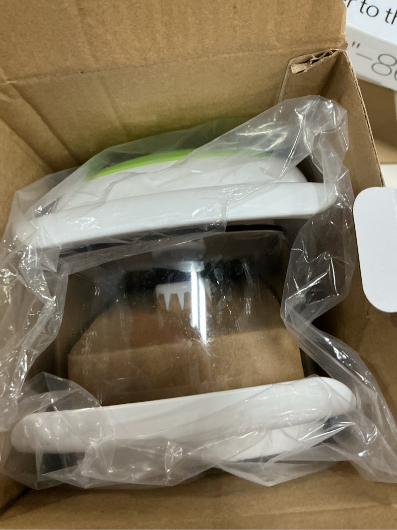 Condition photo showing As Is for mainstays 11 pieces multi-function nice dicer and mandoline, stainless steel, green glaze, 820g