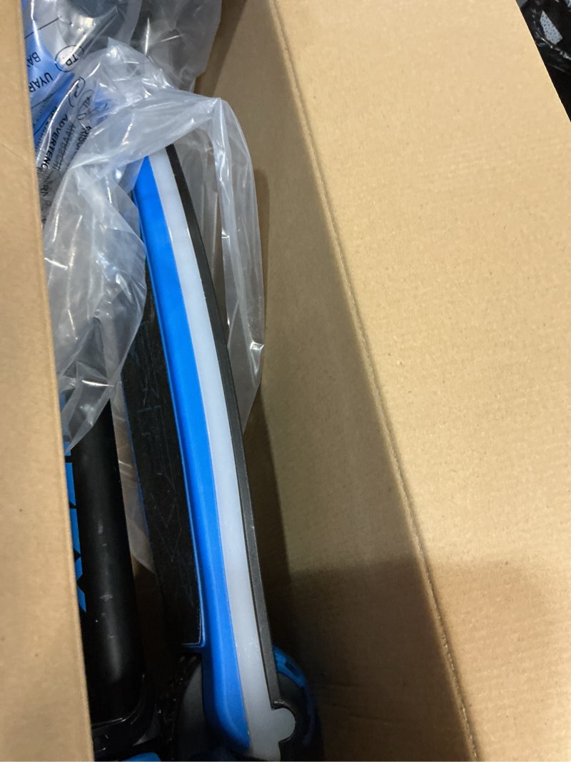 Condition photo showing Good Condition for jova ziffy light-up toddler scooters for kids 3-8, 3 wheel kids scooter for boy girl 110lbs, 20 dynamic led lights, 4 adjustable height ride-on kick scooter, lean-to-steer anti-slip wide deck blue