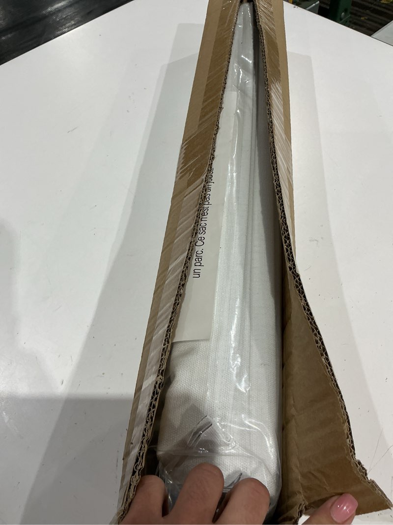 Condition photo showing Good Condition for 100% blackout no tools no drill cordless roman shades for windows, size 22 3/4" w × 60" h (for windows 23" w × 60" h) blackout - off-white blackout - off-white 23" w × 60" h