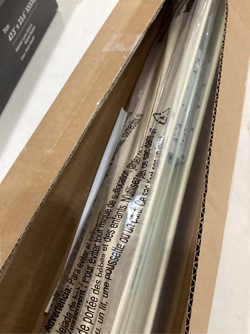 Condition photo showing Good Condition for lazblinds no tools no drill 1" vinyl mini blinds, cordless blinds for windows, light filtering horizontal window blinds & shades, 27" w x 64" h, cream cordless-cream 27" w x 64" h
