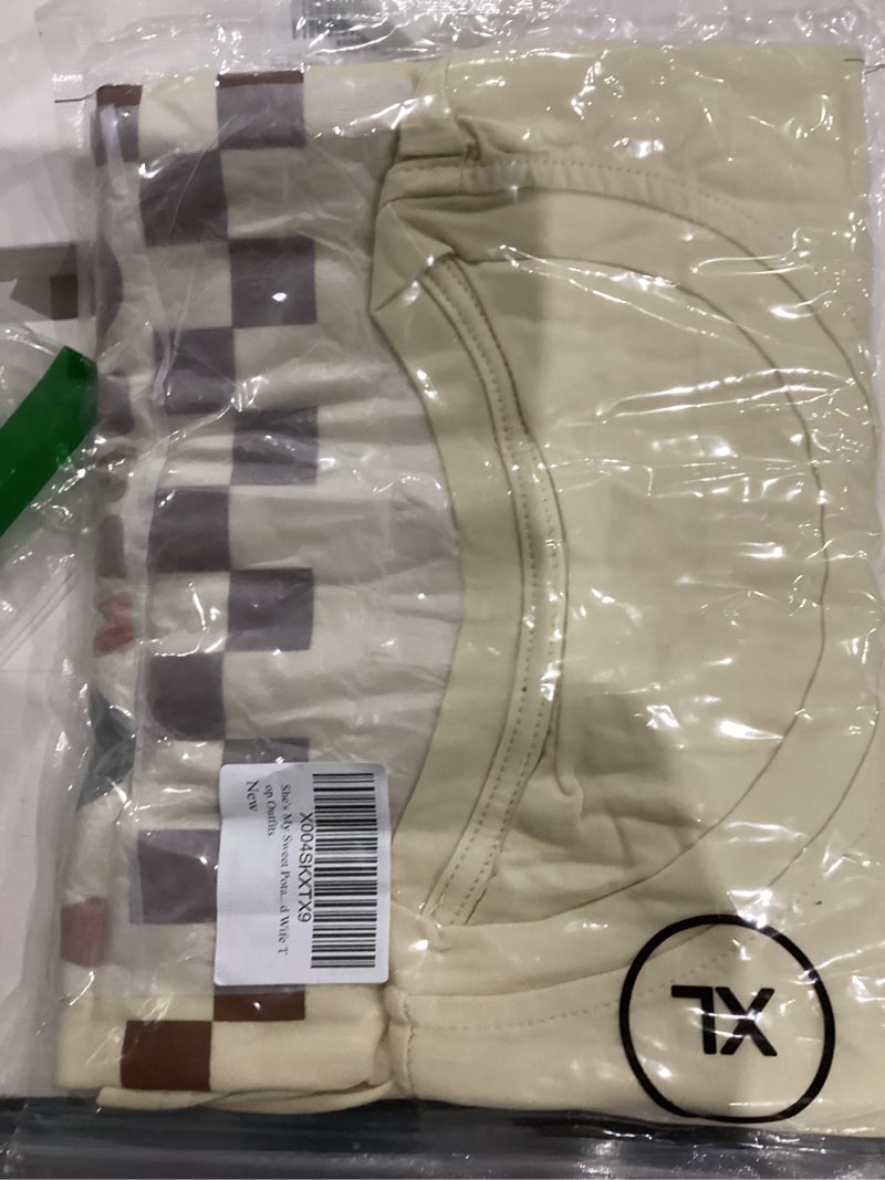 Condition photo showing New/Like New for She's My Sweet Potato I Yam Shirts Couples Thanksgiving Shirts for Husband and Wife Thanksgiving Gifts Tops Women White - Women