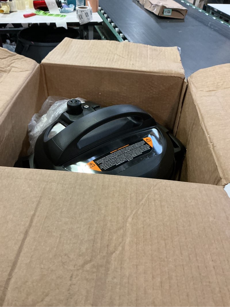 Condition photo showing As Is for Instant Pot Duo Plus 9-in-1 Multicooker, Pressure Cooker, Slow Cook, Rice Maker, Steamer, Sauté, Yogurt, Warmer & Sterilizer, Includes App With Over 800 Recipes, Stainless Steel, 6 Quarts