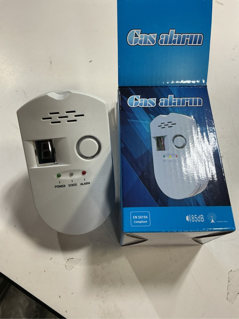 Condition photo showing New/Like New for Natural Gas Detector, Plug-in Propane Gas Detector for Home & RV, Gas Leak Detector for LNG, LPG, Methane