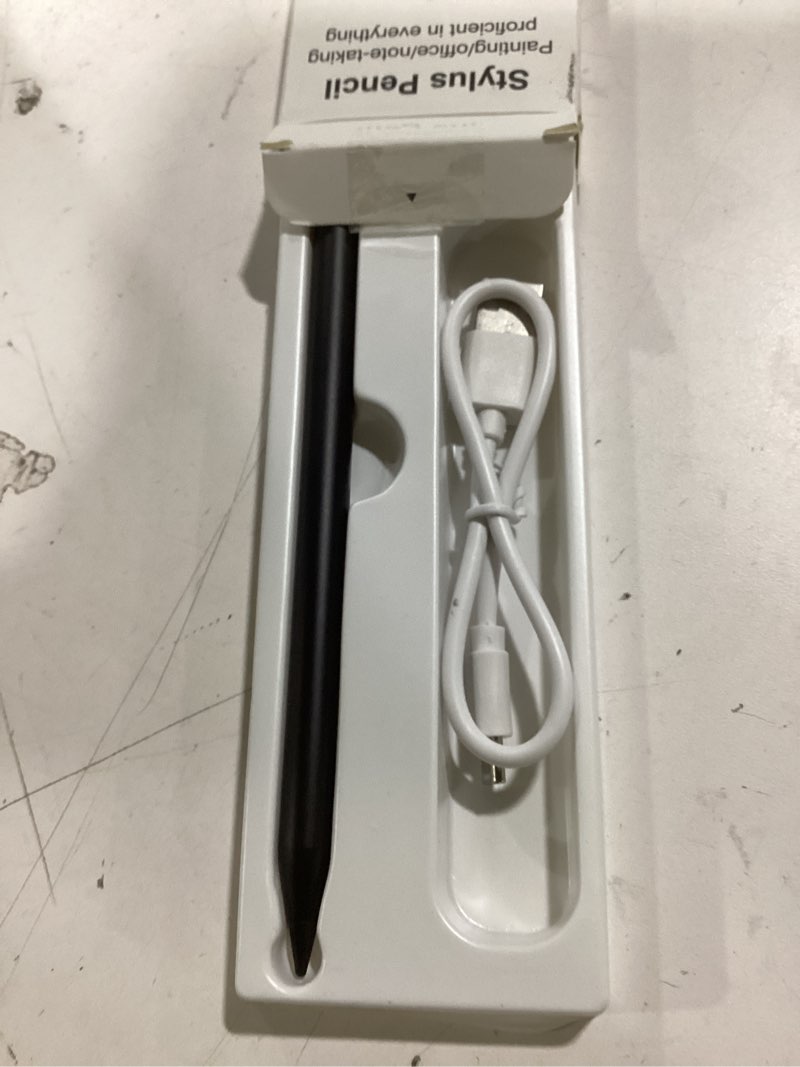 Condition photo showing Good Condition for Stylus Pen for ipad 2018-2025, USB-C Fast Charging Pencil, Pixel-Perfect Tilt Sensitivity for iPad 11/10/9/8/7/6/A16, iPad mini 7/6/5, iPad Air M3/2 11"/13"/5/4/3, iPad Pro M5/4 13"/12.9?/11? Black