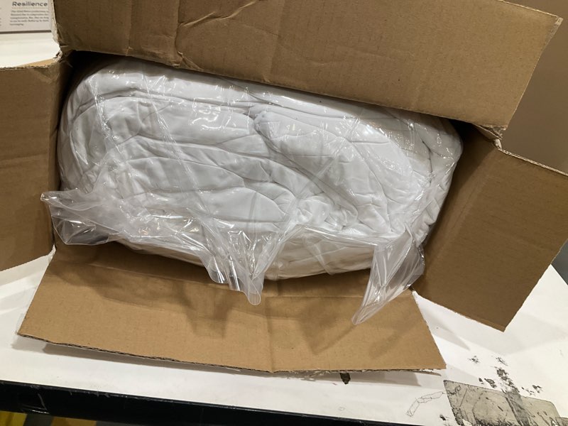 Condition photo showing Good Condition for elemuse king mattress topper for back pain, extra thick mattress pad cover, plush soft pillowtop with elastic deep pocket, overfilled down alternative filling white king