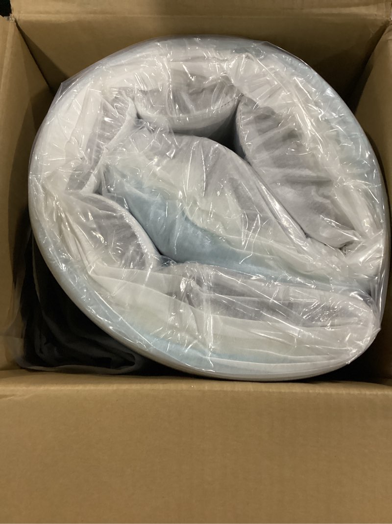 Condition photo showing New/Like New for sealy dog bed by wag | quad layer technology with memory foam, orthopedic foam, and cooling gel. machine washable cover. large 42”x32”,14lbs,modern grey