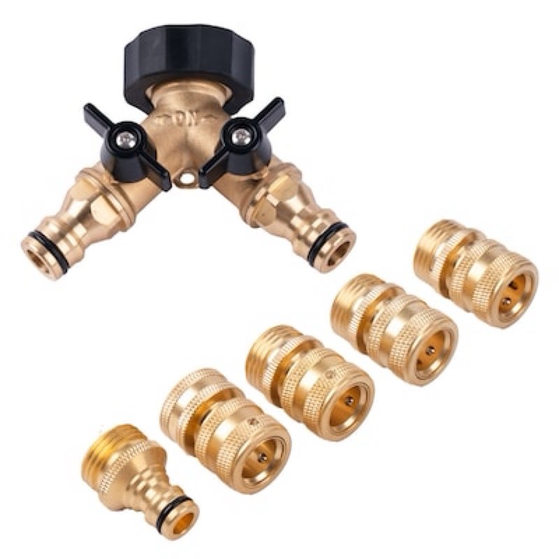 kobalt brass quick connector set