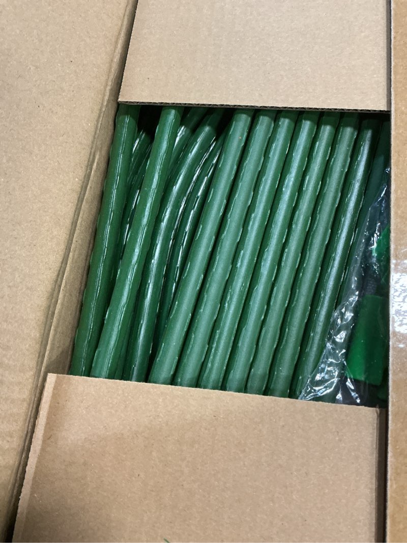 Condition photo showing Good Condition for garden netting kit for raised beds, ultra fine garden mesh netting 8x20ft & 5 sets garden hoops with