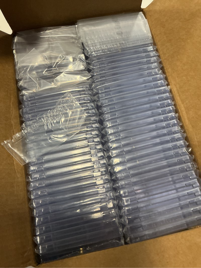 Condition photo showing New/Like New for zenowick 64ct magnetic card holders, 35pt one touch card holder, u-v protection hard plastic case for trading cards, display case for sports, baseball, football, game cards 64pack