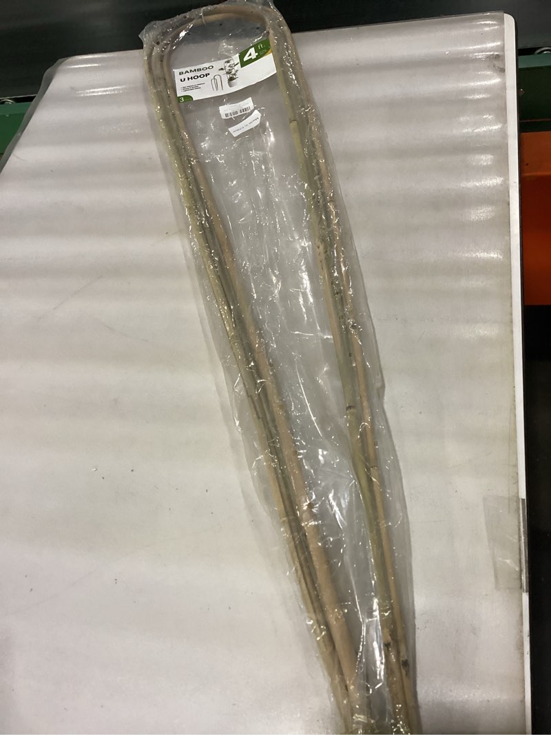 Bamboo u hoop 4ft 3pack