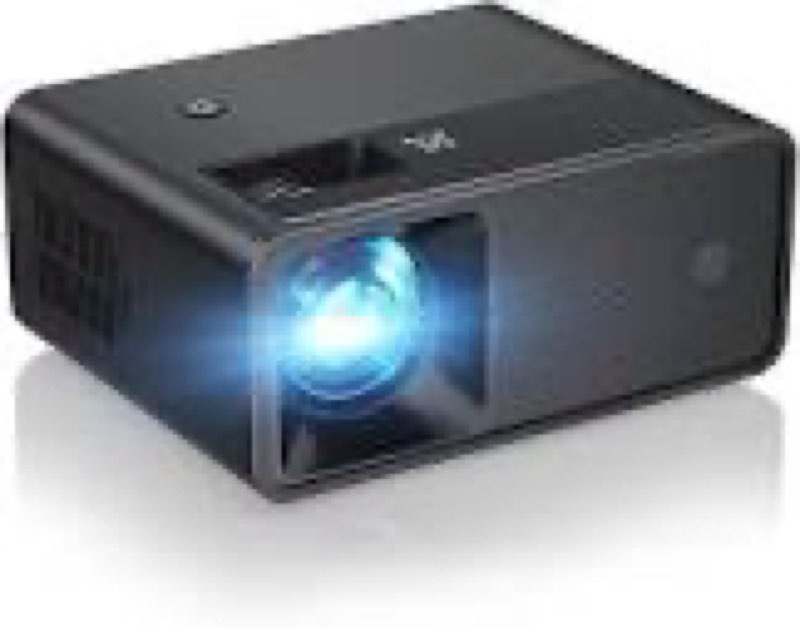 cibest mini projector with wifi and bluetooth, compatible with netflix/youtube/primevideo, electric 