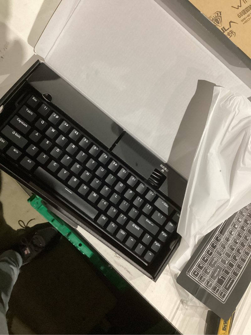 Condition photo showing New/Like New for AULA WIN68 HE Mechanical Gaming Keyboard 60%, Hall Effect Magnetic Switch, Fast Trigger Mode Adjustable Actuation, 8000Hz Polling Rate, RGB Backlit, Wired Black Keyboard for Laptop/PC Gamer Black-standard version