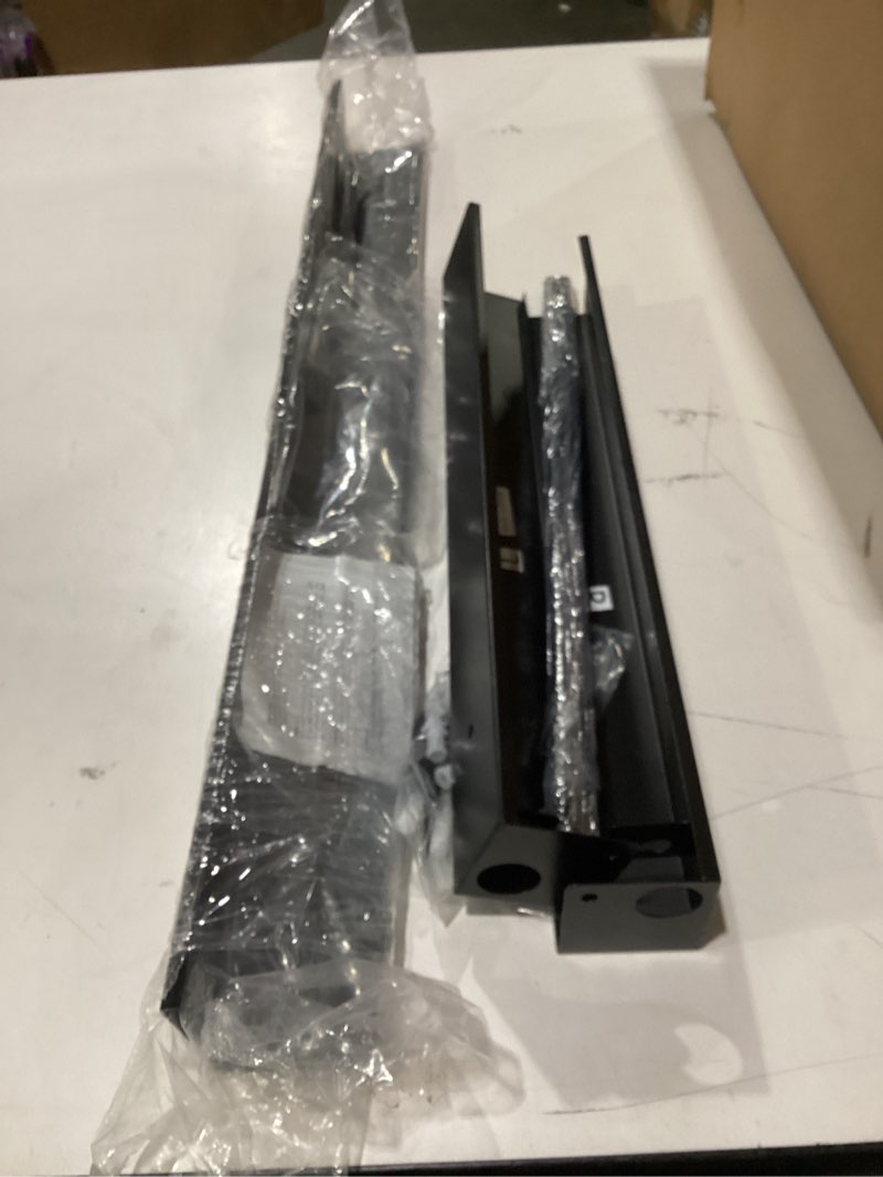 Condition photo showing New/Like New for Adjustable Fireplace Curtain Rod Kit- Black Fireplace Rod Kit for Fireplace Screen Mesh Spark Curtain Valance, Adjust from 36 to48 Inch, Screens Not Included 36-48inch