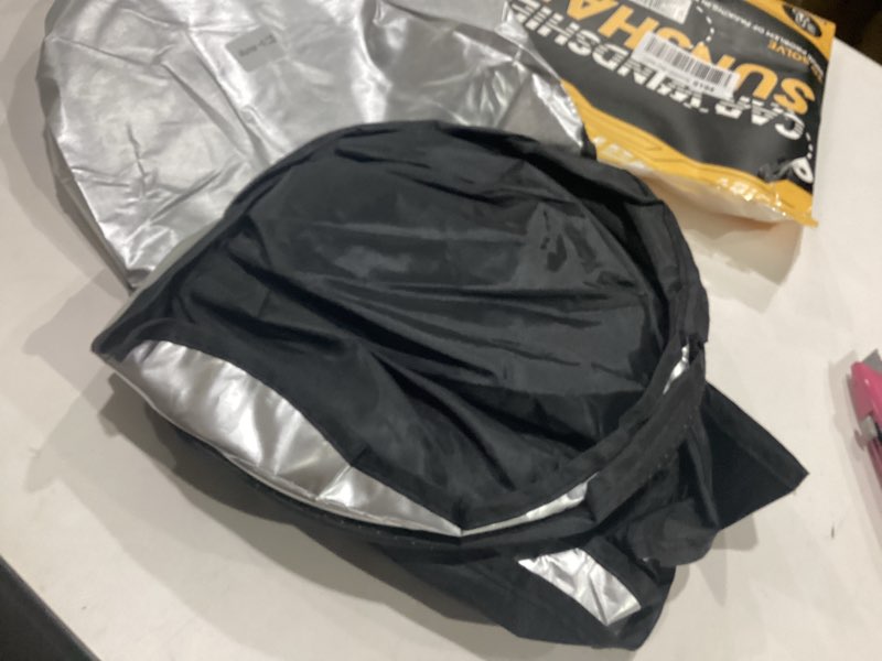 Condition photo showing Good Condition for for toyota 4runner 2010-2024 2025 sun shade sunshade windshield cover - 4 layers front window shade for 4-runner custom fit sun visor - 240t retractable shade blocks uv rays car accessories for 4runner 2010 - 2025