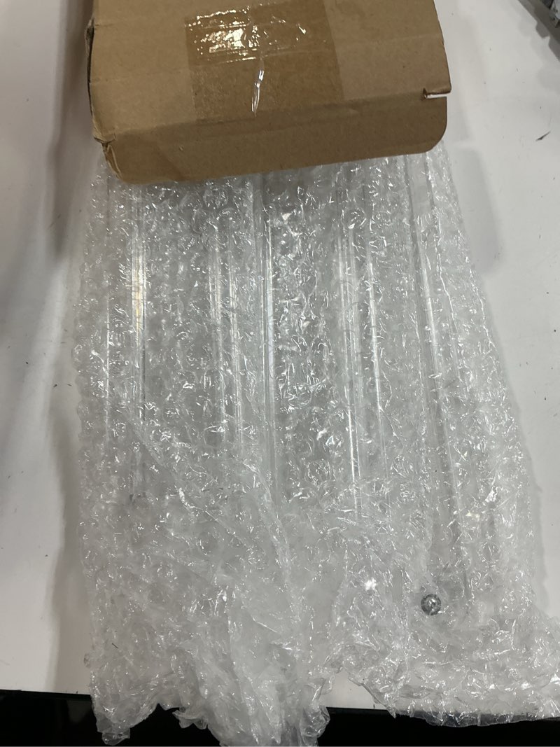Condition photo showing New/Like New for mahjong racks with pushers set of 4, 18.5'' clear plastic american mahjong tile racks, mah jongg accessories gifts for mj enthusiast