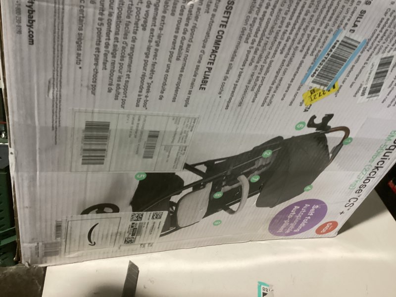 Condition photo showing Good Condition for ingenuity ingenuity 3dquickclose cs+ compact fold stroller – lightweight stroller with oversized canopy, extra-large storage and compact fold, gray