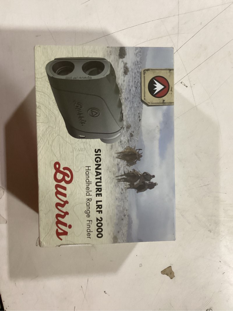 Condition photo showing New/Like New for BURRIS SignatureHD LRF2000, Green/Gray (300351) Rangefinder