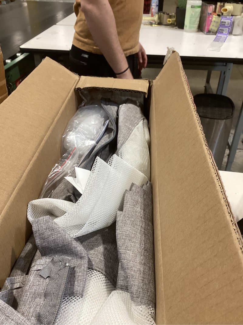 Condition photo showing Good Condition for 3-Piece Full Size Bed Rail for Toddlers - Height Adjustable Baby Bed Rail Guard with Headboard Rod,Safety Bed Rails for Full Size Bed with Child Lock(54x74.8x74.8 Inch) Grey Full Size?54x74.8x74.8 Inch