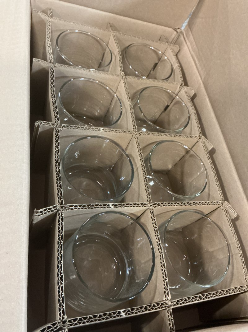 Condition photo showing Good Condition for Libbey Ascent Tumbler and Rocks Drinking Glasses Set of 16, Glass Drinking Glasses with Curvature, Versatile Glassware Set for Parties and More 01 - Ascent